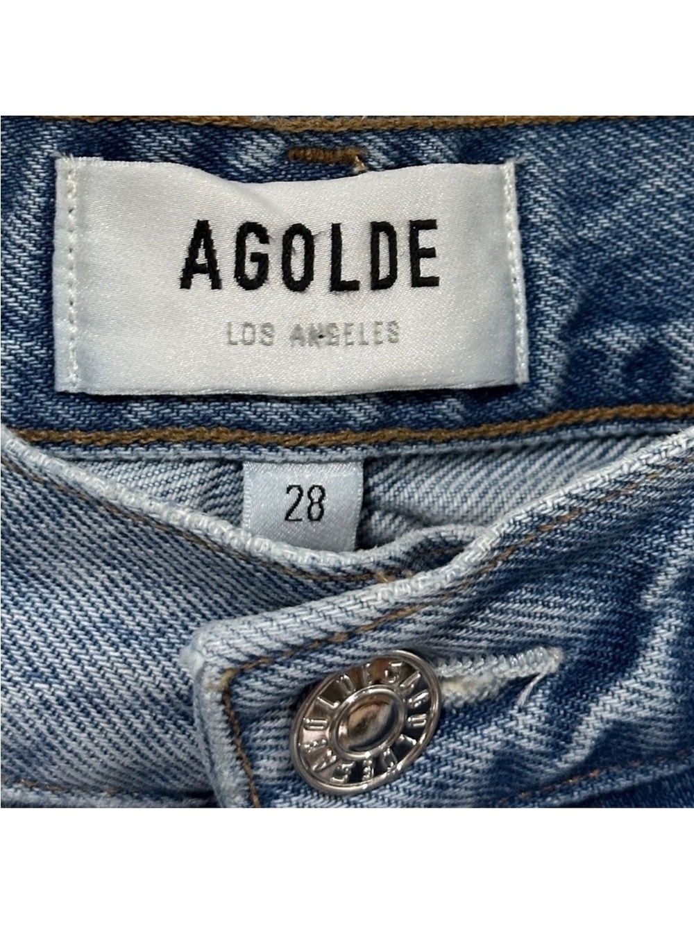 Agolde Riley High Rise Straight Leg Crop Jean - Picture 5 of 11
